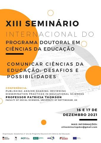 [XIII Seminário Internacional do PDCE]