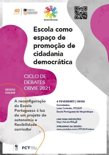 Debate OBVIE "Escola como espaço de promoção de cidadania democrática"