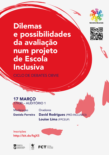 Debate OBVIE | Dilemas e possibilidades da avaliação num projeto de Escola Inclusiva