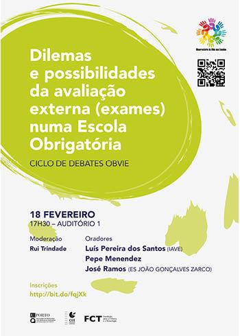 Debate OBVIE sobre a avaliação externa na Escola Obrigatória