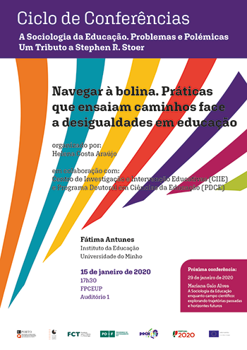 Conferencia "A Sociologia da Educação enquanto campo cientifico"