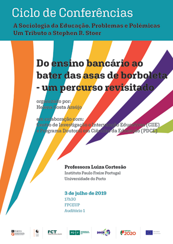 Conferencia "Do ensino bancário ao bater das asas de borboleta: um percurso revisitado"