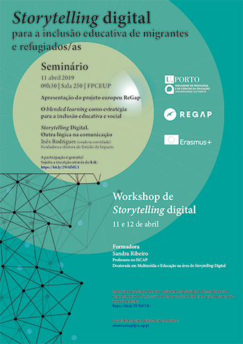 Seminário | Storytelling digital para a inclusão educativa de migrantes e refugiados/as