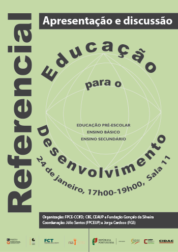 Sessão de apresentação e discussão do "Referencial de Educação para o Desenvolvimento"