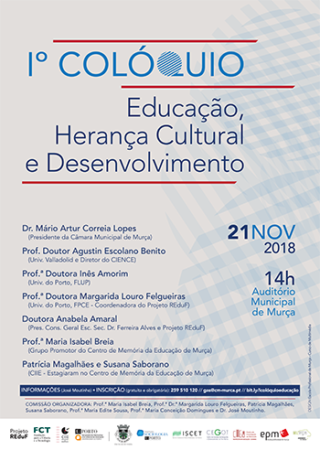 I Colóquio Educação, Herança Cultural e Desenvolvimento