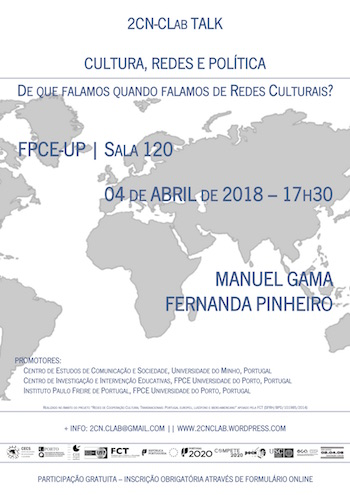 2CN-CLab: Culture, Networks and Politics: What are we talking about when we talk about cultural networks?