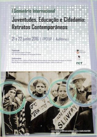 I Seminário Internacional Juventudes, Educação e Cidadania: Retratos Contemporâneos