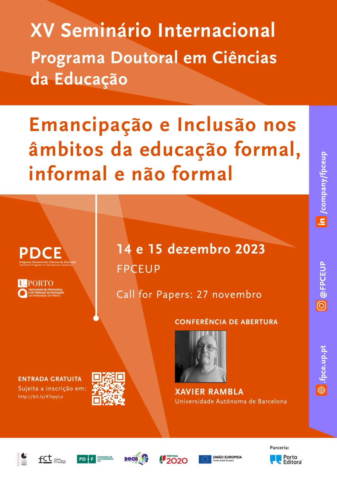 XV Seminário Internacional PDCE