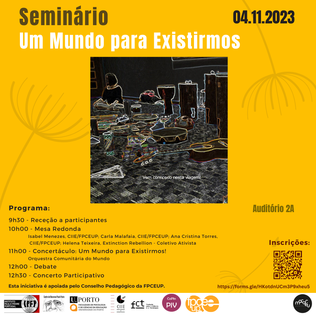 Seminário "Um Mundo para Existirmos"