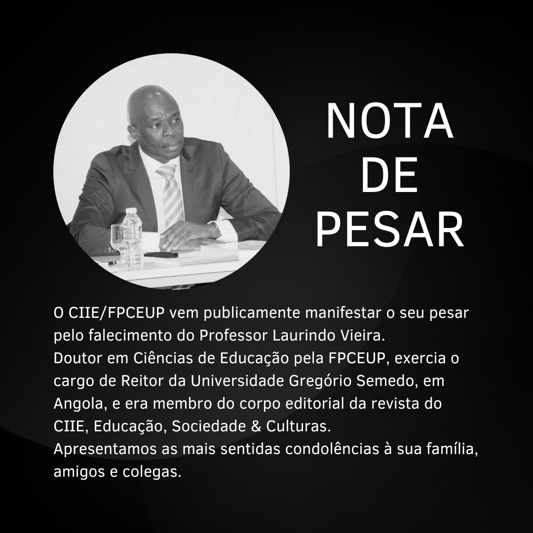 Nota de pesar - Laurindo Vieira