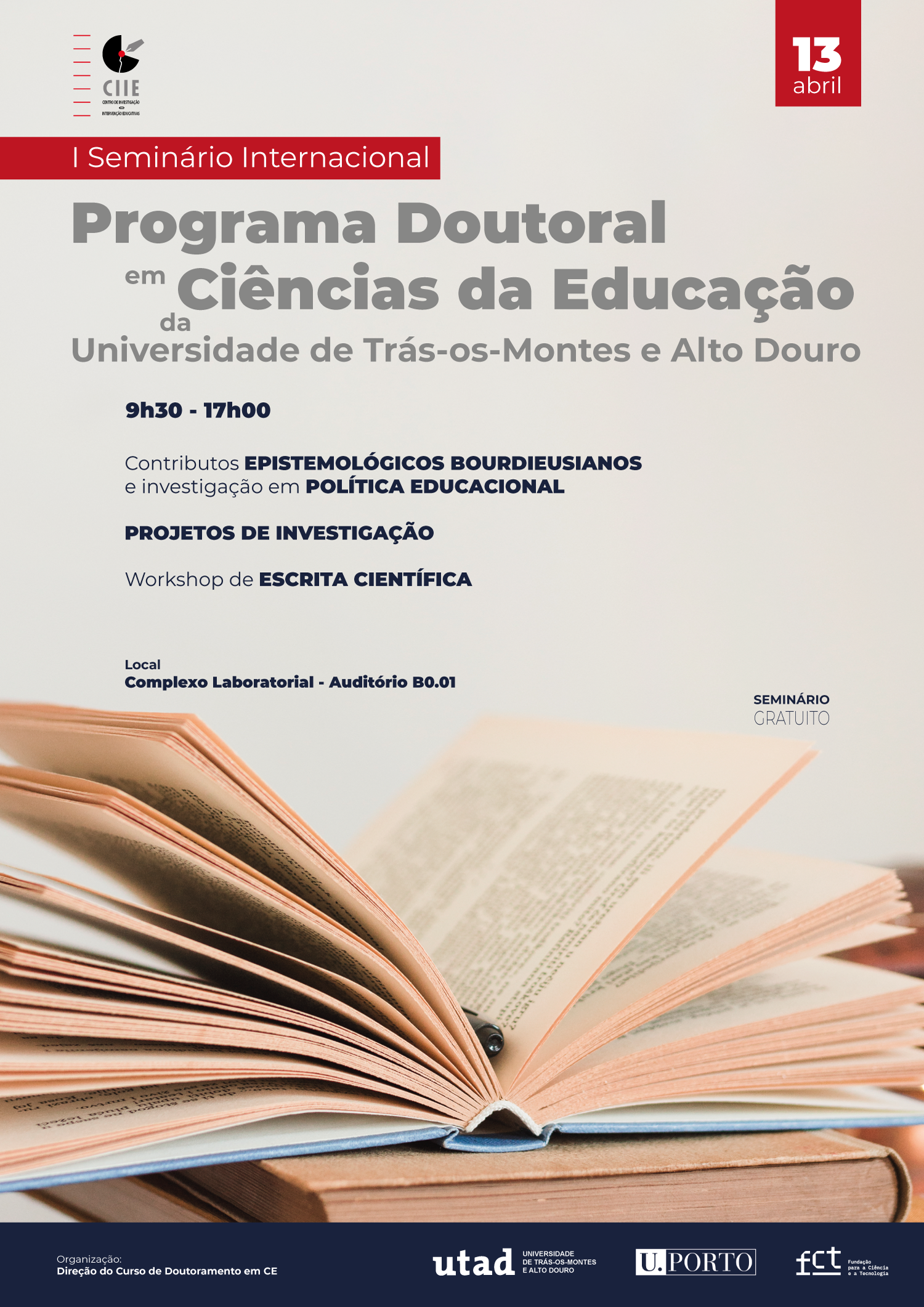 I Seminário Internacional PDCE-UTAD