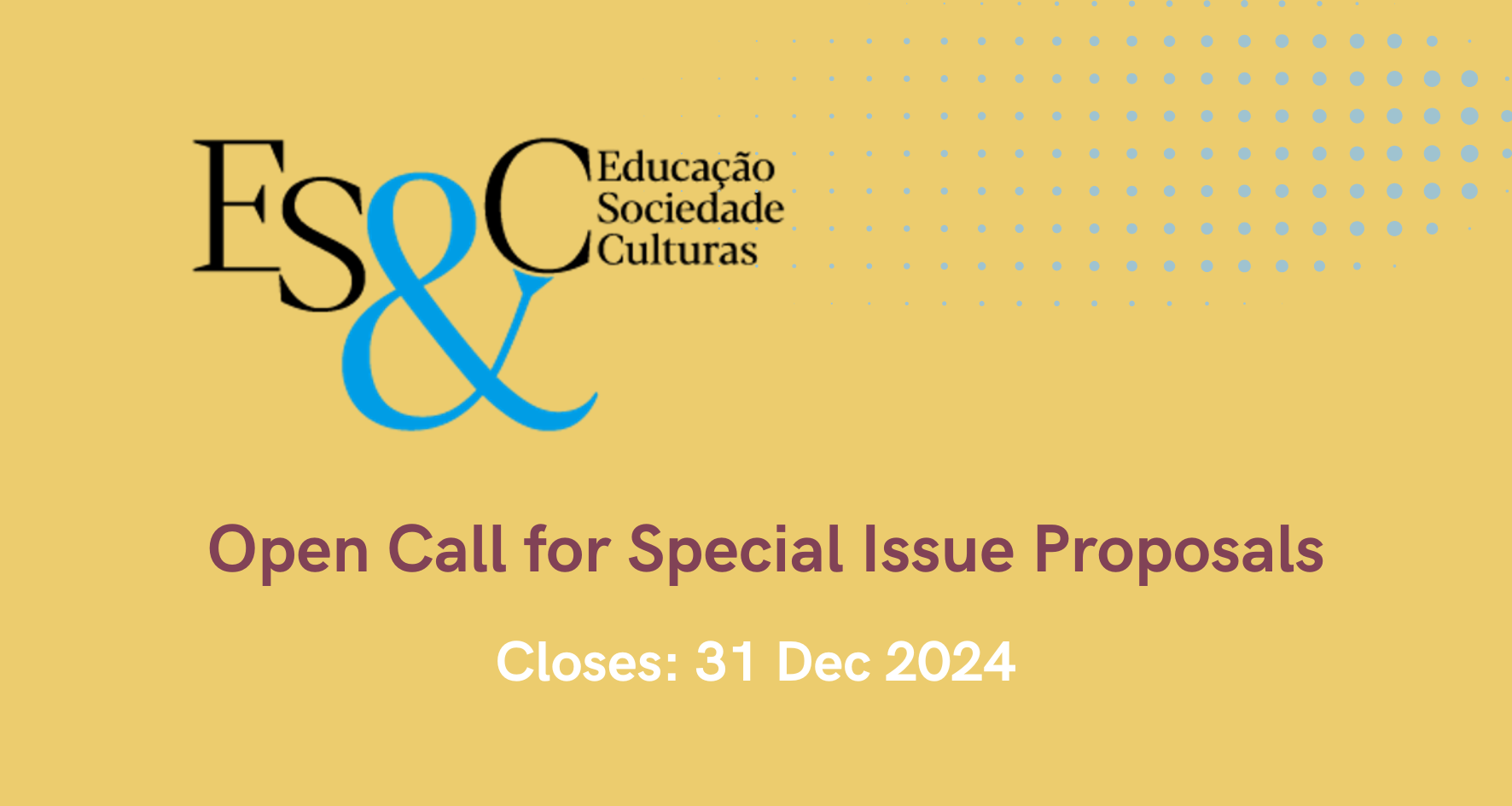 ESC - Convite à apresentação de propostas para números especiais