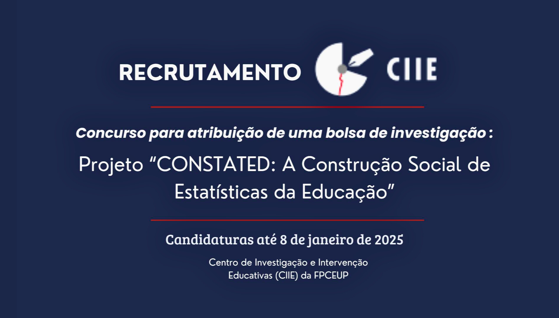 Recrutamento | Concurso para Bolsa de Investigação |CONSTATED