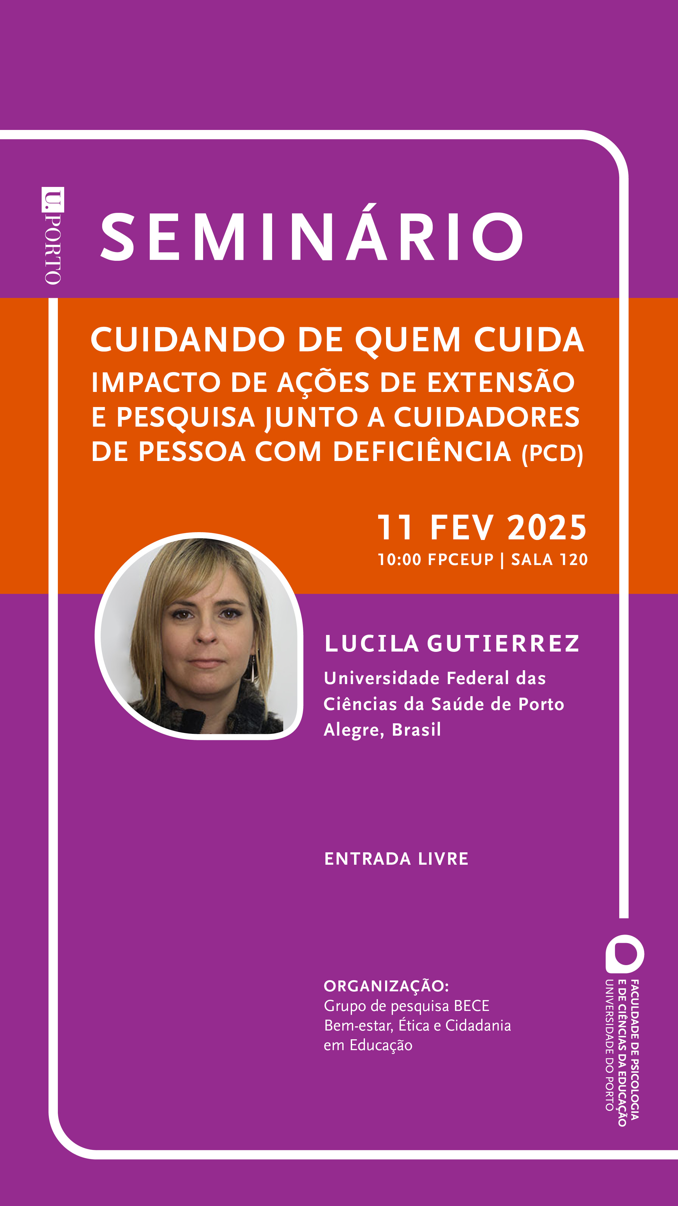 Seminário "Cuidando de Quem Cuida"