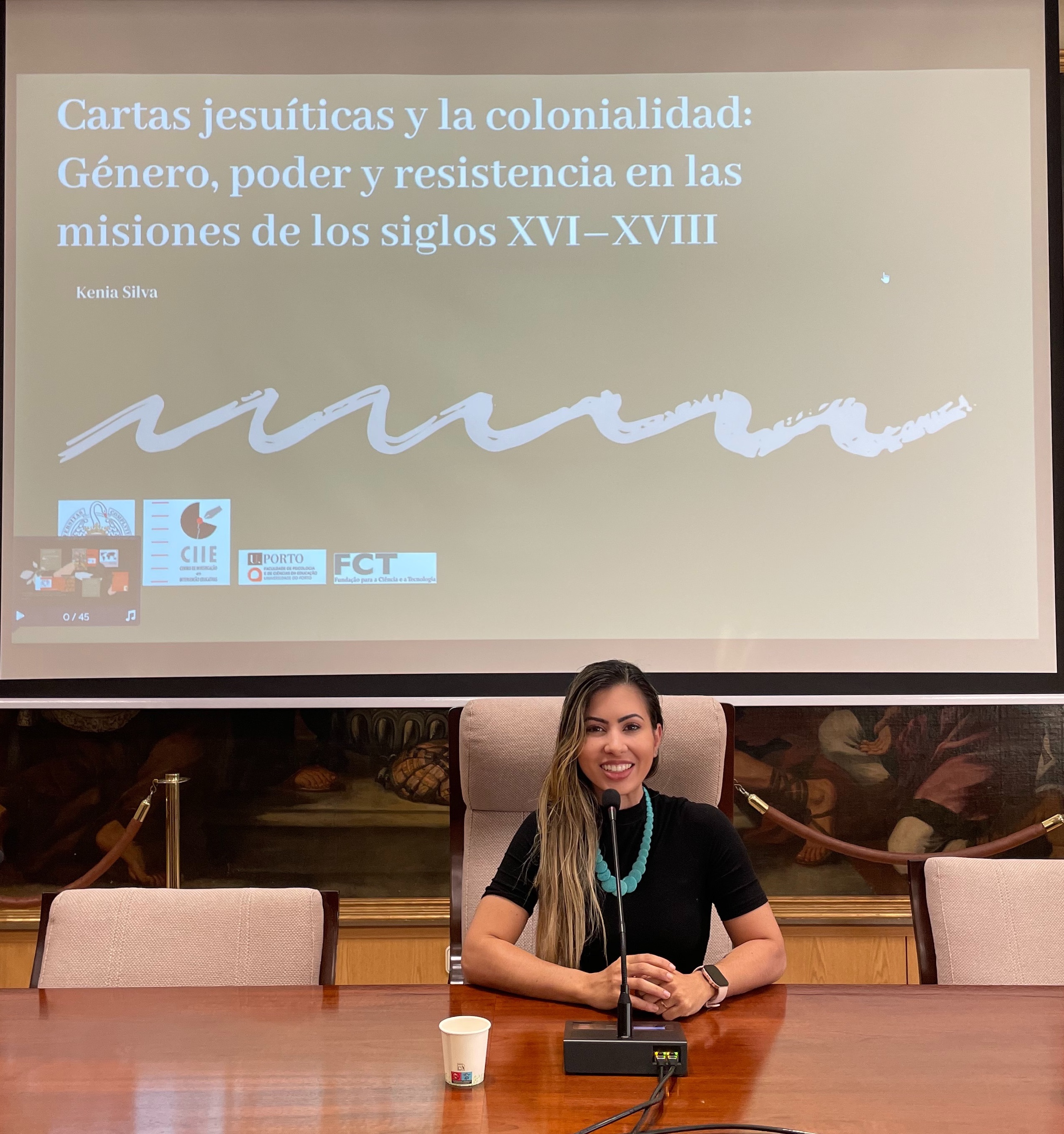 Kenia Silva at Universidad Complutense de Madrid