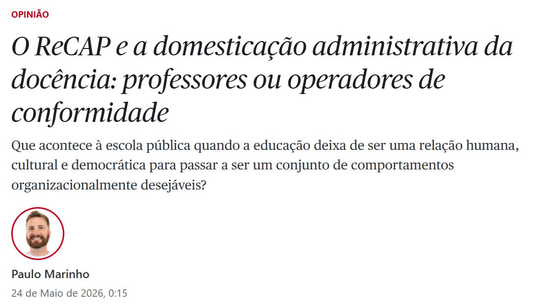 clipping Paulo Marinho Publico opinion